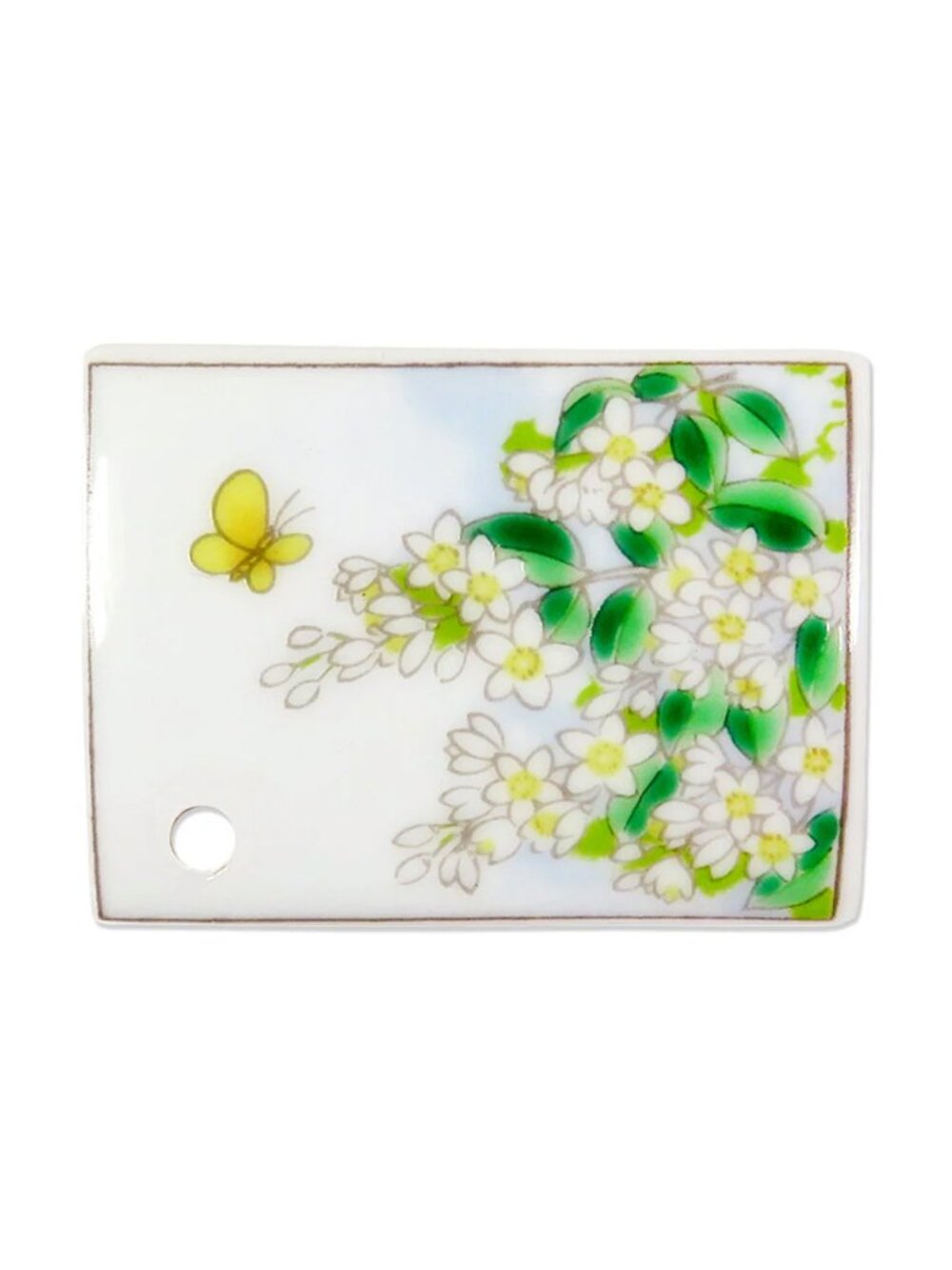 Shoyeido Incense Co. Porcelain Tile Holders - Butterfly
